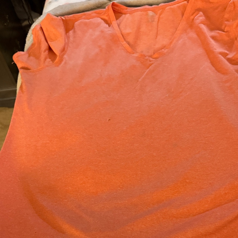 Athletic Works Orange Short Sleeve Tee - Picture 3 of 4